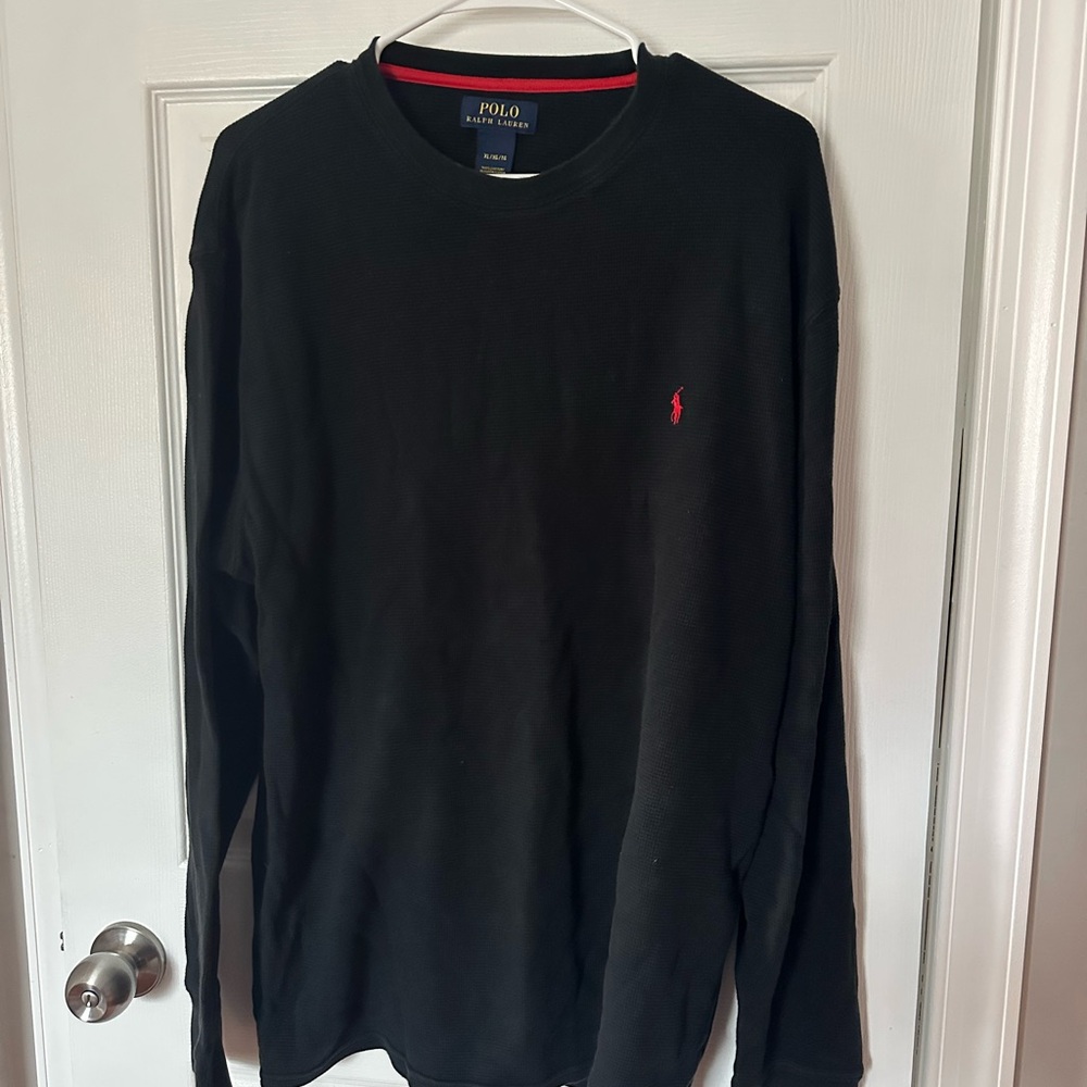 Polo by Ralph Lauren Men's Black Long Sleeve Tee